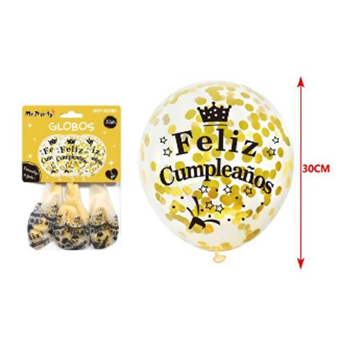 SET GLOBOS CONFETI por mayor Cotillon por mayor