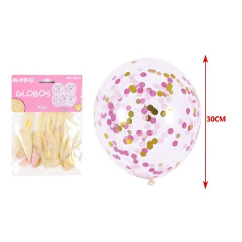 SET GLOBOS CONFETI por mayor Cotillon por mayor