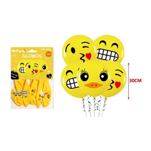 Set globos de latex - 5 PZA-30 CM - Compras Aqui