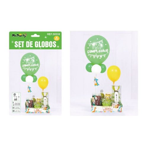 SET GLOBOS FELIZ CUMPLEAÑOS por mayor - Cotillon por mayor