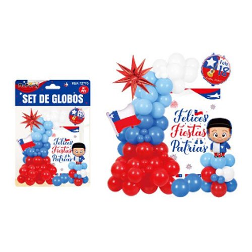 SET GLOBOS FIESTAS PATRIAS por mayor - Fiestas-Patrias por mayor