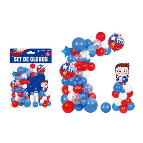 SET GLOBOS FIESTAS PATRIAS por mayor - Fiestas-Patrias por mayor