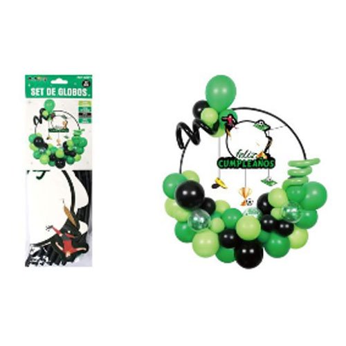 SET GLOBOS FUTBOL por mayor Cotillon por mayor