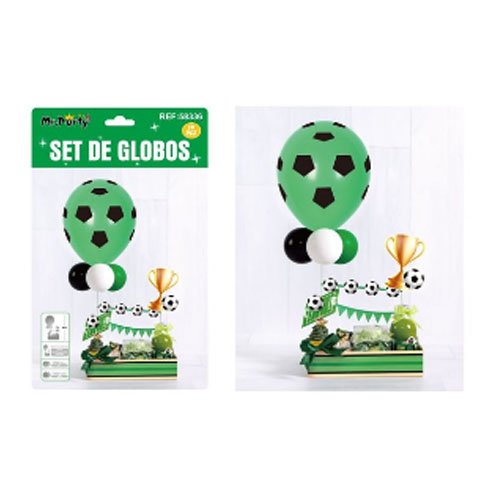 SET GLOBOS FUTBOL por mayor - Cotillon por mayor