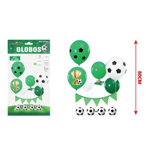 SET GLOBOS FUTBOL por mayor Cotillon por mayor