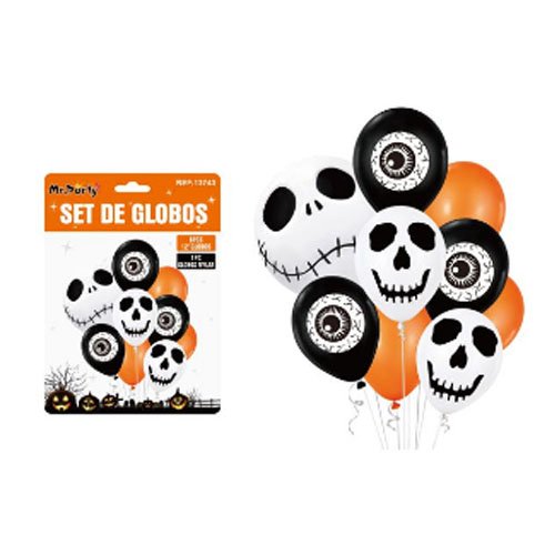SET GLOBOS HALLOWEEN por mayor Halloween por mayor