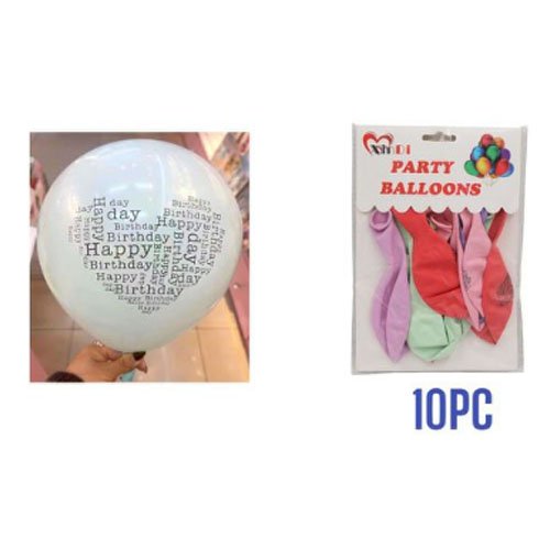 SET GLOBOS IMPRESOS 10 PZA-12 PULGADAS por mayor en Chile