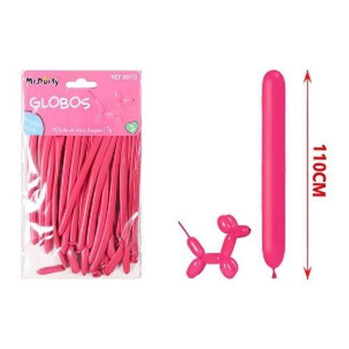 SET GLOBOS LARGOS ROJO-ROSA por mayor Cotillon por mayor