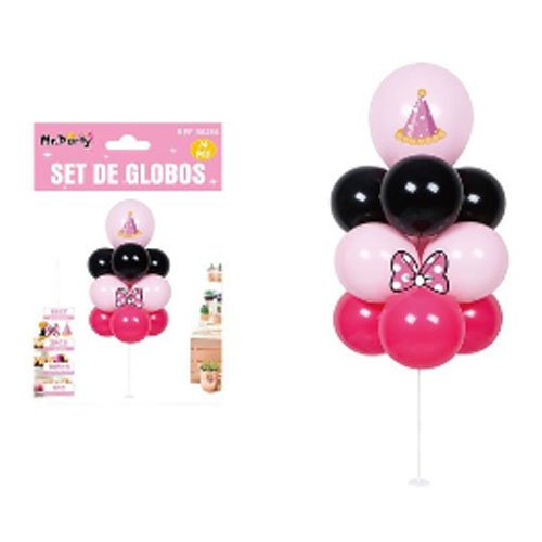 SET GLOBOS LAZO-GORRO por mayor Cotillon por mayor