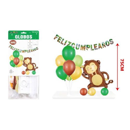 SET GLOBOS MONO por mayor Cotillon por mayor