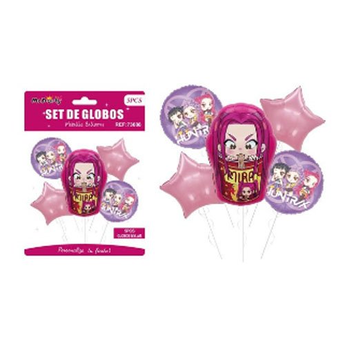 SET GLOBOS MYLAR MIRA por mayor Cotillon por mayor