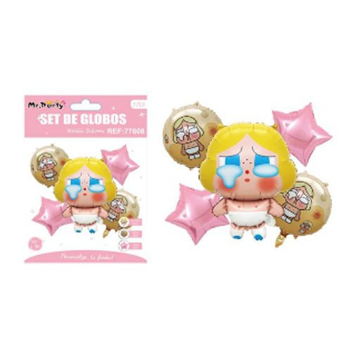 SET GLOBOS PERSONAJE por mayor Cotillon por mayor