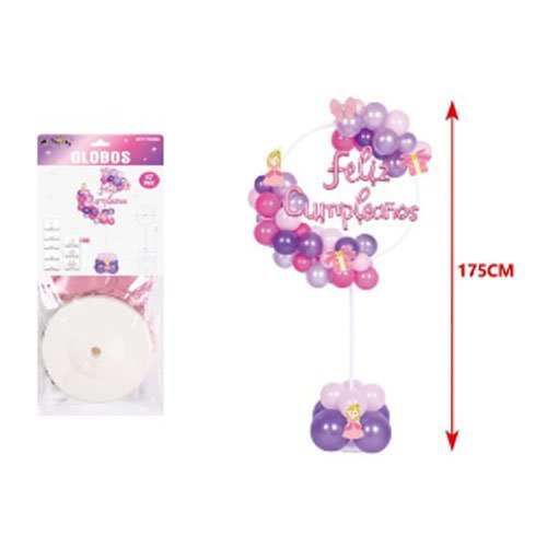 SET GLOBOS PRINCESA por mayor Cotillon por mayor