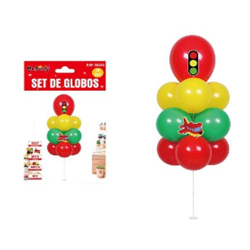 SET GLOBOS SEMAFORO-AVION por mayor Cotillon por mayor
