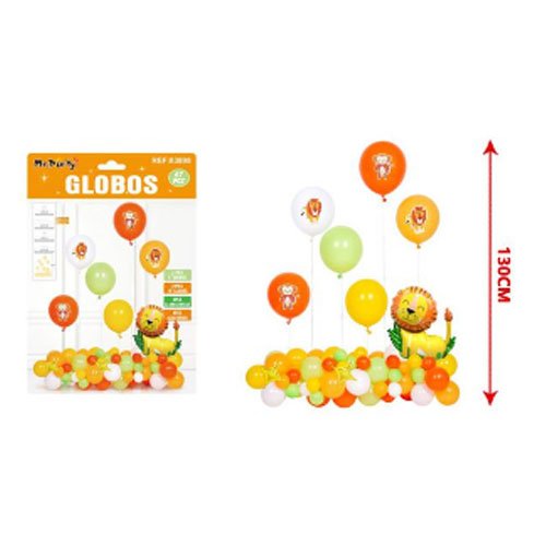 SET GLOBOS ZOOLOGICO por mayor Cotillon por mayor