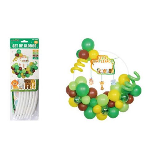 SET GLOBOS ZOOLOGICO por mayor Cotillon por mayor