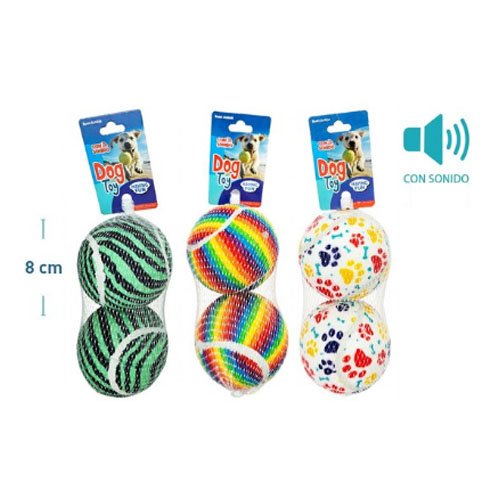 SET PELOTA DE TENIS SONORA por mayor Mascotas por mayor