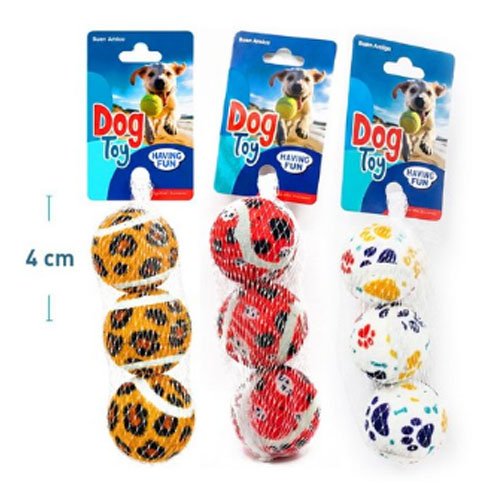 SET PELOTAS IMPRESAS por mayor Mascotas por mayor