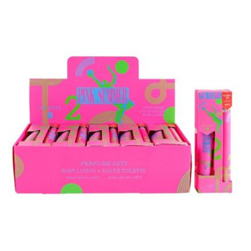 SET PERFUME PINK SUMMER por mayor - Perfumes por mayor