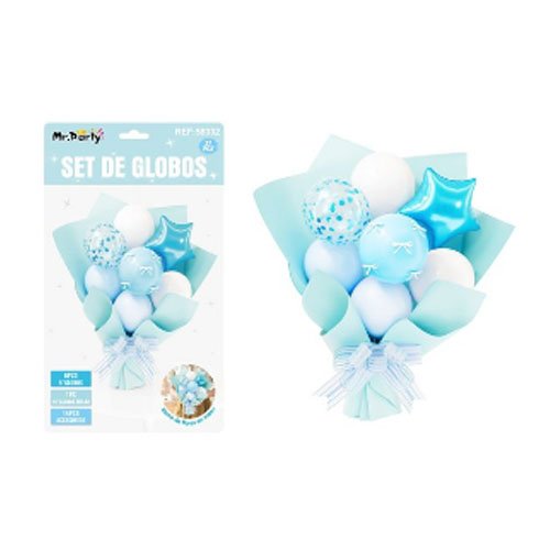 SET RAMOS Y GLOBOS por mayor - Cotillon por mayor