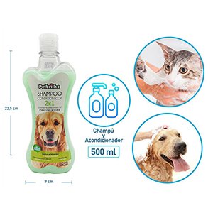 Shampoo acondicionador 2x1 para perros por mayor - Mascotas por mayor