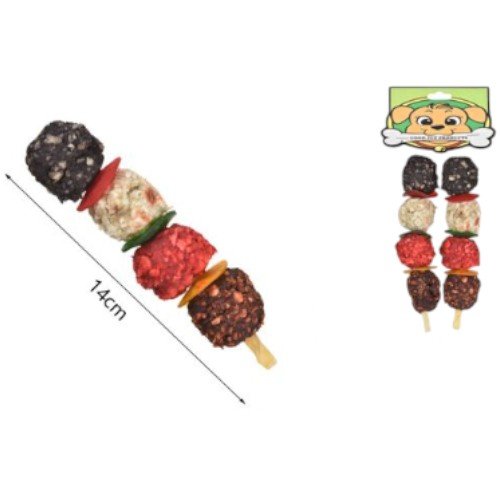 Snack de Cartílago en Brocheta Multicolor para Perros 14cm por mayor - Mascotas por mayor