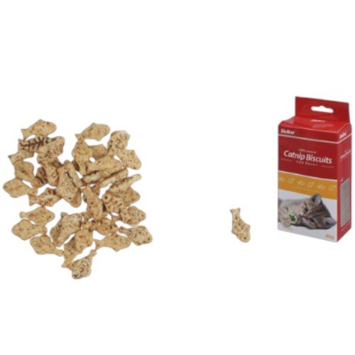 Snacks crujientes para gatos en forma de pez 80g - 80g - Compras Aqui