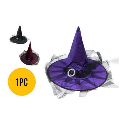 SOMBRERO BRUJA HALLOWEEN por mayor - Halloween por mayor
