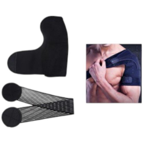 Soporte de Hombro de Neopreno Ajustable con Correas de Compresión por mayor Hogar por mayor