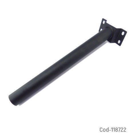 Soporte De Metal, Diámetro 48Mm, 50Cm, Negro, Para Foco Solar. por mayor Electrónica por mayor