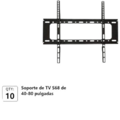 Soporte de TV S68 Fijo de Alta Resistencia para Pantallas de 40
