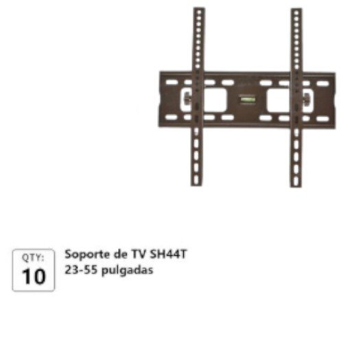 Soporte de TV SH44T Fijo con Nivel de Burbuja para Pantallas de 23