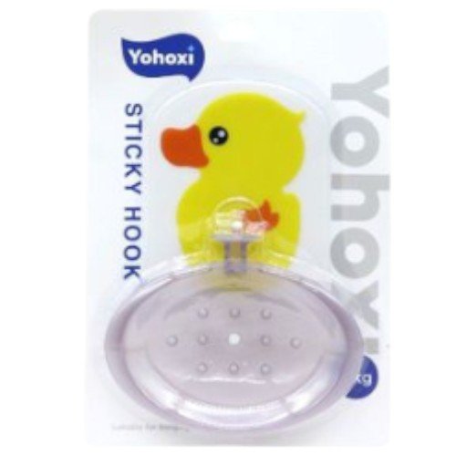 Soporte Jabonera de Pared Autoadhesiva con Diseño de Pato para Baño y Cocina por mayor - Hogar por mayor