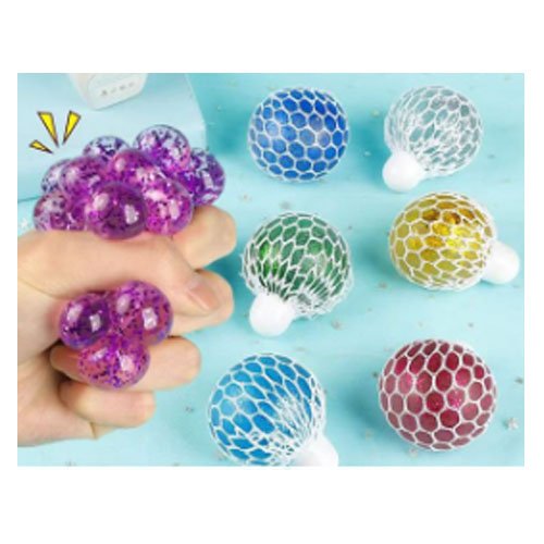 SQUISHY BOLA DE MALLA por mayor - Jugueteria por mayor