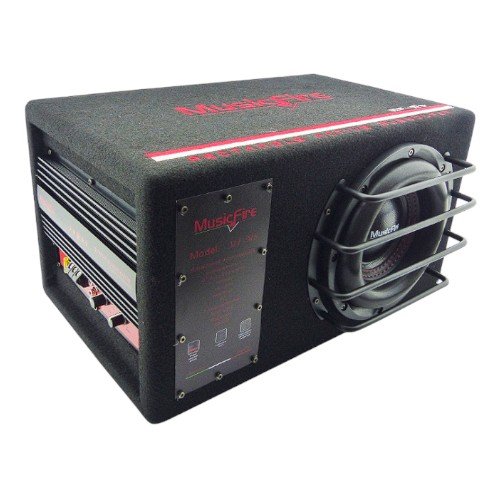 Subwoofer Amplificado Para Auto De 8 Pulgadas Marca MUSIC FIRE De 2000 Watt Modelo MF-8 por mayor Electrónica por mayor
