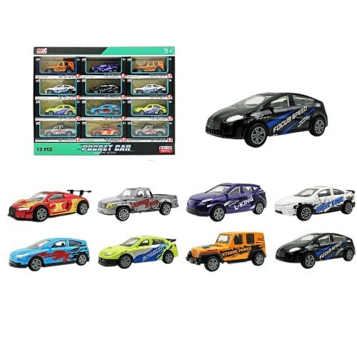 Surtido de Vehículos Urbanos y Todoterreno de Aleación Metálica Escala 1:43 por mayor - Jugueteria por mayor