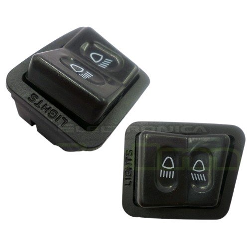 SWITCH PARA LUCES DE MOTO, CON LUZ DE POSICION, LUZ ALTA Y BAJA por mayor Electrónica por mayor