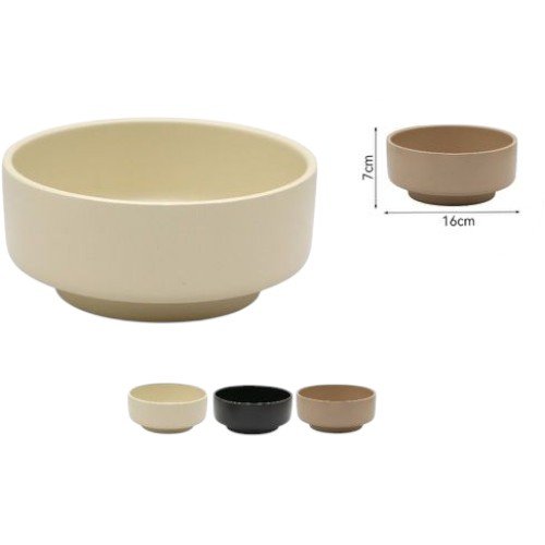 Tazón de cerámica minimalista para sopa o ramen - 16 cm x 7 cm 16 x 7cm por mayor en Chile