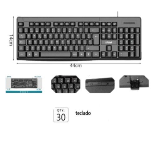Teclado alámbrico modelo A-1015 por mayor Electrónica por mayor