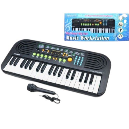 Teclado Electrónico Musical USB de 37 Teclas con Micrófono 1PZA por mayor en Chile