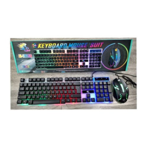 TECLADO+RATON LUMINOSO por mayor - Electrónica por mayor