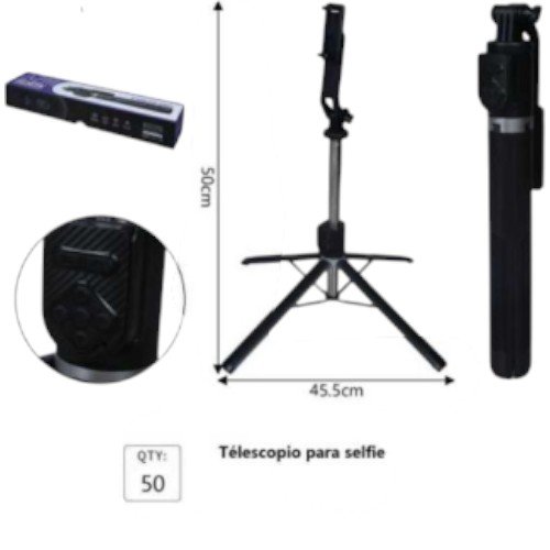 Soporte de Telescopio para selfie (Palo Selfie Stick) por mayor Electrónica por mayor