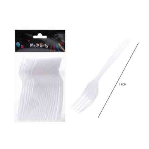TENEDOR PLASTICO por mayor - Cotillon por mayor