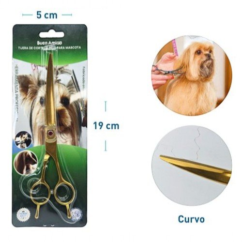 Tijeras dorado por mayor - Mascotas por mayor