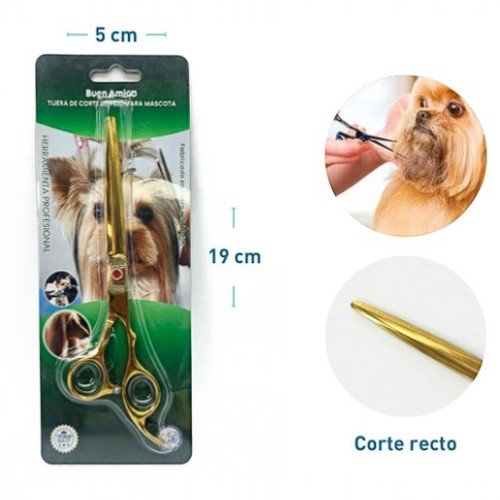Tijeras dorado por mayor - Mascotas por mayor