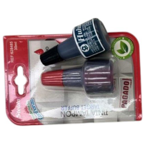 Tinta para Sellos Color Negro por mayor Útiles Escolares por mayor