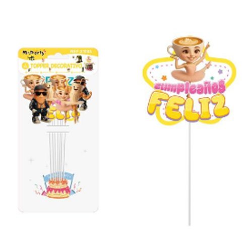 TOPPER DECORATIVO por mayor - Cotillon por mayor