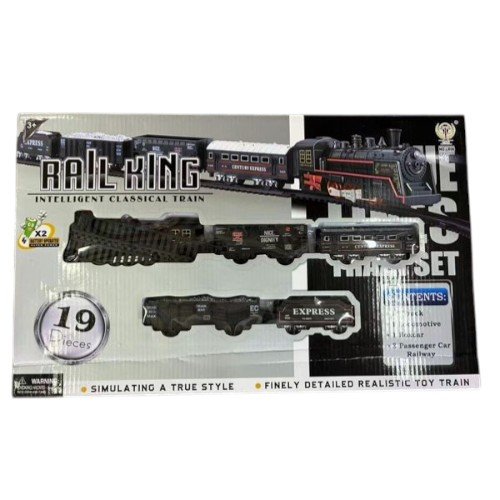 Tren Clásico de Juguete con Locomotora y Vagones de Pasajeros por mayor Jugueteria por mayor