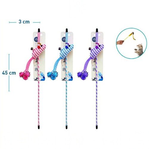 VARITA DE GATO CON RATON por mayor - Mascotas por mayor