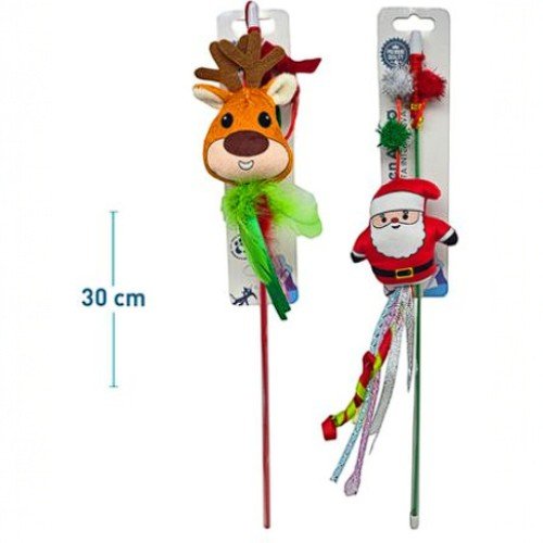 VARITA DE GATO NAVIDEÑA por mayor - Mascotas por mayor